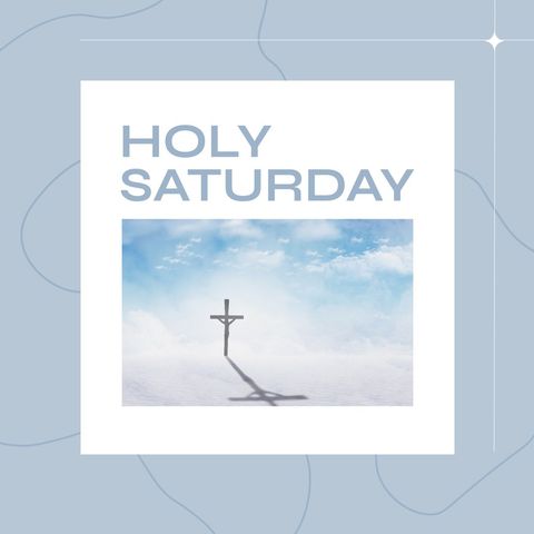 holy saturday cross in cloudy skies - Download Free Stock Templates Pikwizard.com