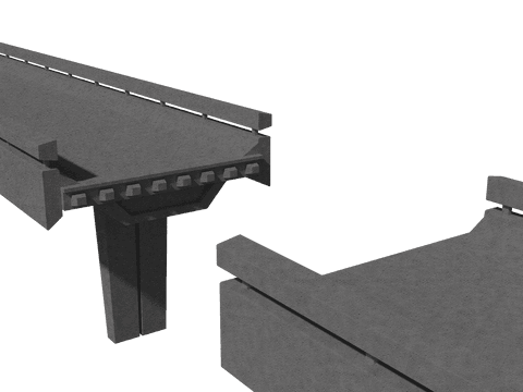transparent bridge section illustration for engineering projects - Download Free Stock Videos Pikwizard.com