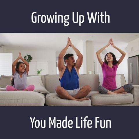 diverse family practicing yoga on couch displaying harmony - Download Free Stock Templates Pikwizard.com