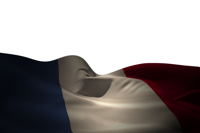 Transparent Waving French Flag Illustration - Download Free Stock Videos Pikwizard.com