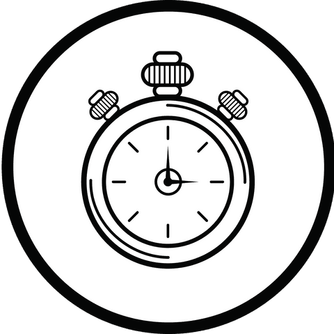 minimalist black line stopwatch transparent background - Download Free Stock Videos Pikwizard.com