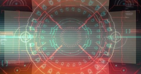 Futuristic Warehouse Logistics with Digital Overlay - Download Free Stock Images Pikwizard.com