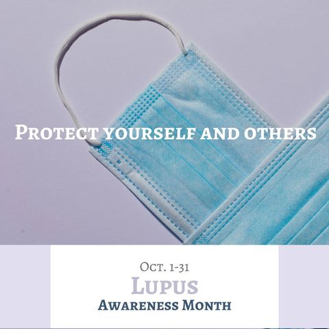 mask and lupus awareness month poster - Download Free Stock Templates Pikwizard.com