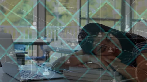 Digital Data Overlay on Business Workflow in Office Environment