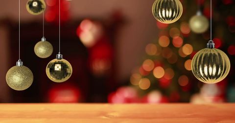 Festive Christmas Baubles with Glowing Holiday Background - Download Free Stock Images Pikwizard.com
