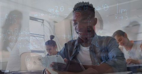 Diverse Students Learning with Technology and Math Overlay