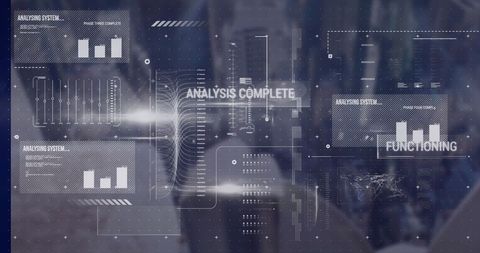 Digital Data Analysis Over Cityscape Conceptual Background - Download Free Stock Images Pikwizard.com