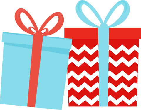 festive transparent gift boxes with chevron accent and looped bows - Download Free Stock Videos Pikwizard.com