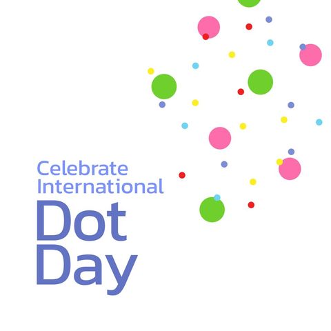 International Dot Day Celebration Design with Colorful Dots - Download Free Stock Templates Pikwizard.com