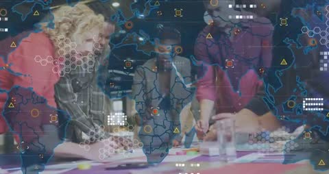 Diverse Team Brainstorming with Dynamic Digital Map Overlay