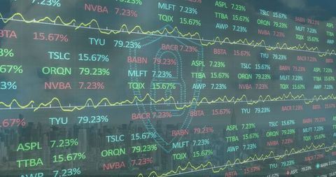 digital lock overlay with financial data represents cybersecurity - Download Free Stock Images Pikwizard.com