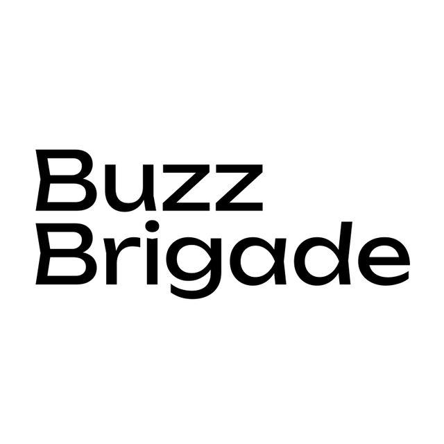 Bold Typography with Dynamic 'Buzz Brigade' Text - Download Free Stock Templates Pikwizard.com