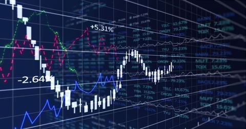 FinTech Global Data Chart with Statistical Analysis - Download Free Stock Images Pikwizard.com