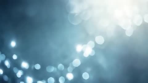 Bokeh Light Pattern on Bluish-Gray Background