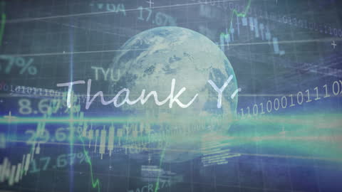 Global Financial Data with Thank You Banner