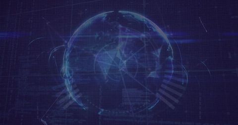 Digital Globe Highlights Global Connectivity in Futuristic Design