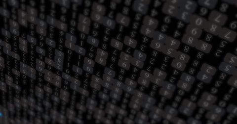 Abstract Pattern of Moving Digital Numbers - Download Free Stock Images Pikwizard.com