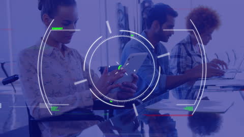 Digital Scope Interface on Business Team Collaboration