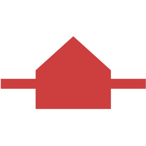 Abstract Red House Shape on Transparent Background - Download Free Stock Videos Pikwizard.com