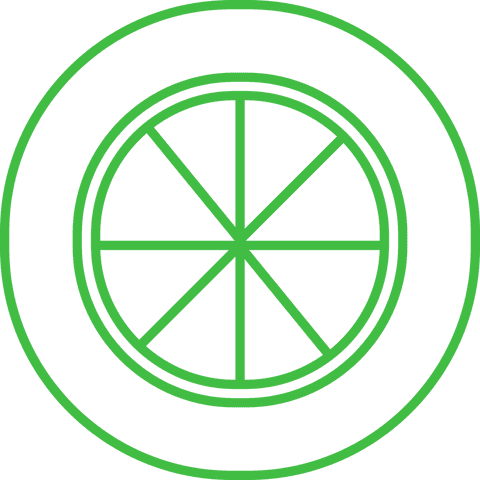 Geometric Green Circular Design on Transparent Background - Download Free Stock Videos Pikwizard.com
