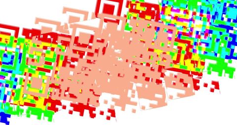 Abstract Digital Interface With QR Code Elements - Download Free Stock Images Pikwizard.com