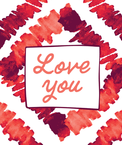 Love You Text with Abstract Shapes on Transparent Background - Download Free Stock Videos Pikwizard.com