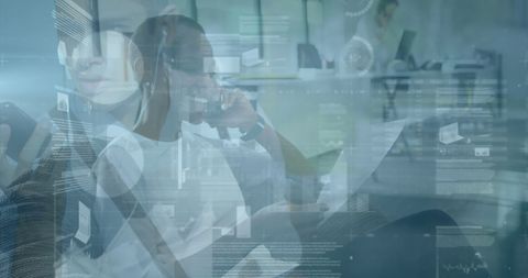 Financial Data Processing in Modern Business Office Augmented Reality