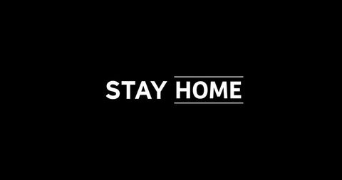 Stay Home Social Distancing Warning Message for Public Health Safety - Download Free Stock Images Pikwizard.com