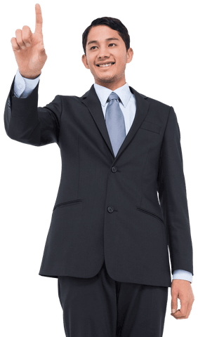 transparent young businessman interaction concept - Download Free Stock Videos Pikwizard.com
