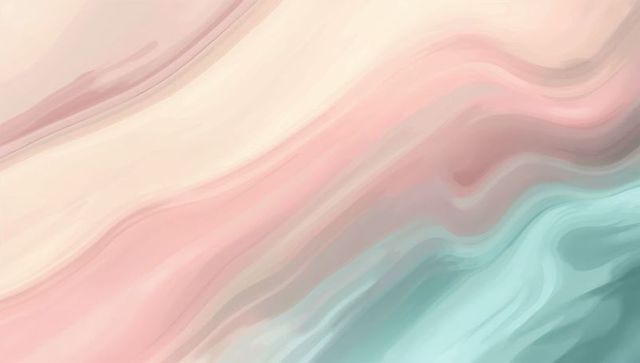 Pastel marble flow: coral blush to seafoam teal gradient for modern abstract backgrounds