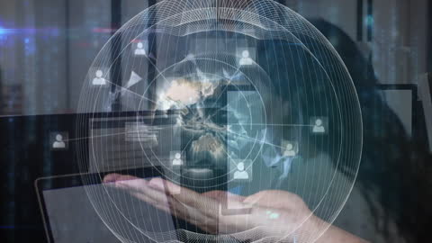 Global Connectivity Concept with Business Technology in Pandemic