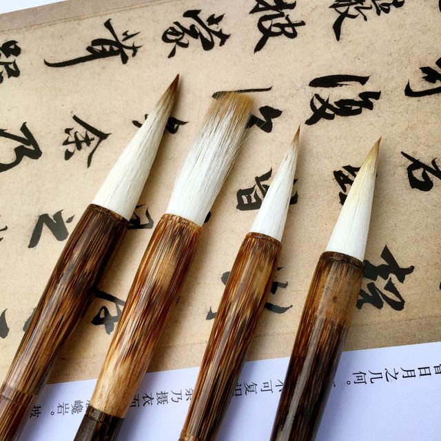 Arts and crafts composition paint brushes paper - Download Free Stock Photos Pikwizard.com