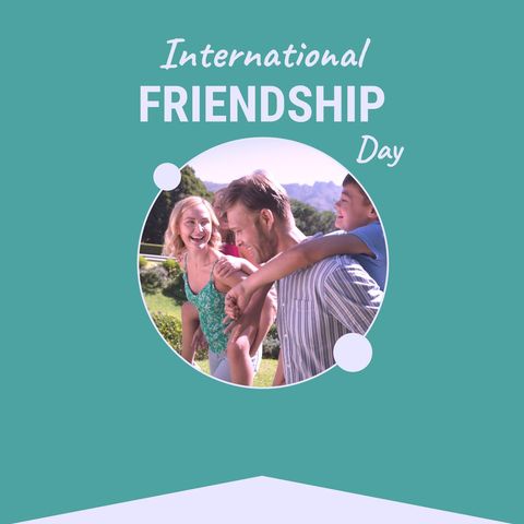 International friendship day celebration with family