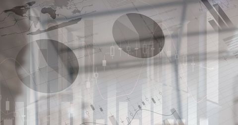 Global Financial Data and Shipping Connections Concept