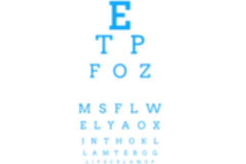 blue ophthalmologist eye chart transparent background for sight testing - Download Free Stock Videos Pikwizard.com