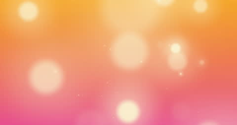 White Bokeh Lights on Colorful Background Animation