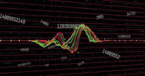 Dynamic Neon Lines with Data Streams Over Digital Grid - Download Free Stock Images Pikwizard.com