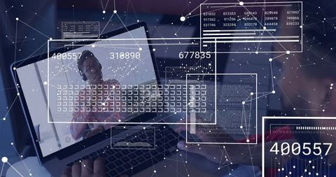 Streaming remote collaboration with live analytics overlay and interactive network visualization