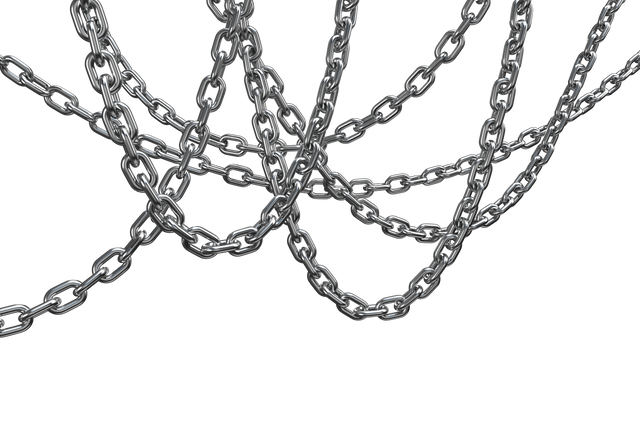 3D Tangled Metallic Chains on Transparent Background - Download Free Stock Videos Pikwizard.com