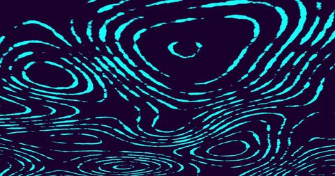 Mesmerizing blue line patterns on abstract dark background