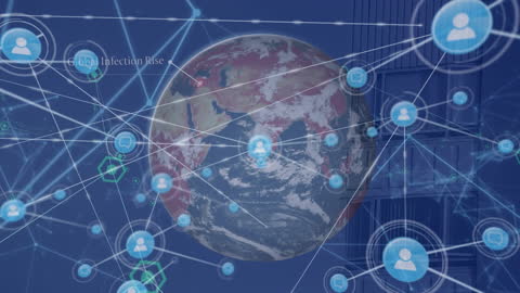 Global Network Communication with Digitized Earth Representation