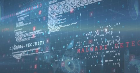 Cybersecurity and Malware Detection Technological Interface - Download Free Stock Images Pikwizard.com