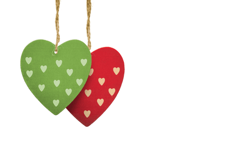 transparent green and red hanging hearts love decor - Download Free Stock Videos Pikwizard.com