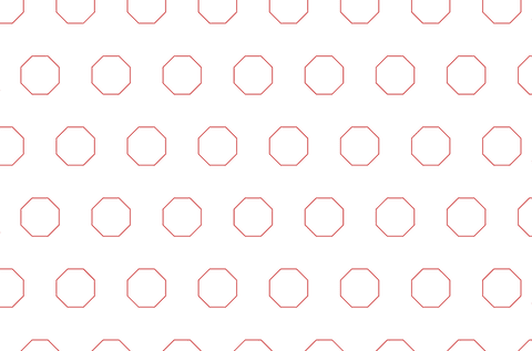red octagon pattern on transparent background - Download Free Stock Videos Pikwizard.com