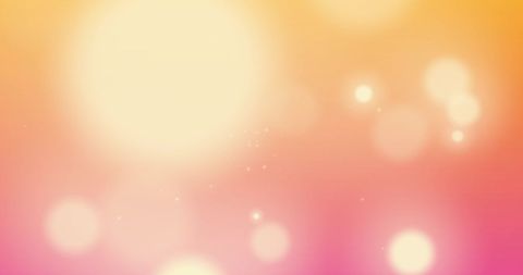 Twinkling Light Orbs on Gradient Orange Background - Download Free Stock Images Pikwizard.com