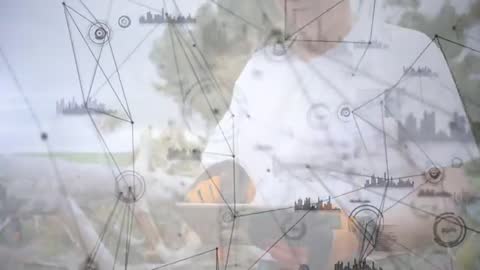 Field Technician Using Tablet for Connected Monitoring by Lakeshore