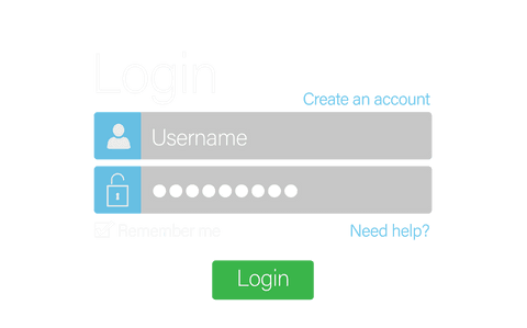 digital login interface on transparent background vector - Download Free Stock Videos Pikwizard.com
