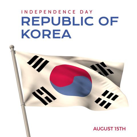 South Korea Independence Day Celebration with National Flag - Download Free Stock Templates Pikwizard.com
