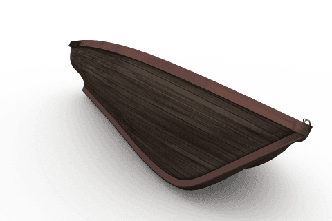 Transparent Illustration of Wooden Boat for Summer Vacation Themes