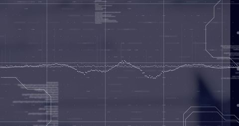 Stylized Financial Graph Over Digital Grid - Download Free Stock Images Pikwizard.com